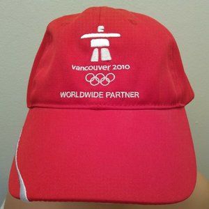 Coca Cola 2010 Winter Olympics Vancouver Adjustable Hat Cap.